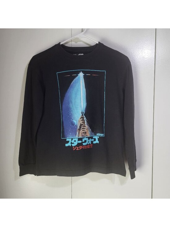 GAP Other - GAP Teen x STAR WARS SZ 10 Moonless Night LS Graphic T Shirt Return of the Jedi